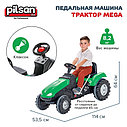 PILSAN Педальная машина Трактор MEGA, Green/Зеленый, 114*53,5*64 см, фото 6