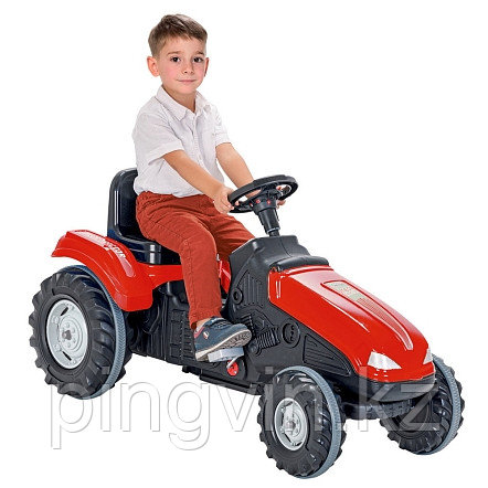 PILSAN Педальная машина Трактор MEGA, Red/Красный, 114*53,5*64 см, фото 1