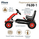 PITUSO Педальный картинг F638-1 (88*51*48см), надувные колеса, Красный/Red, фото 2