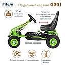 PITUSO Педальный картинг G201 (91*50*56 см) надувные колеса, Зеленый/Green, фото 2