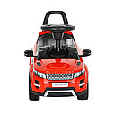 CHI LOK BO Каталка Range Rover Evogue (муз.панель, спинка-толкатель) 3-6 лет, Red/Красный, фото 4