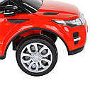 CHI LOK BO Каталка Range Rover Evogue (муз.панель, спинка-толкатель) 3-6 лет, Red/Красный, фото 5