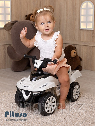 PITUSO Каталка Super Car 60*28*39 см,White/Белый, фото 1