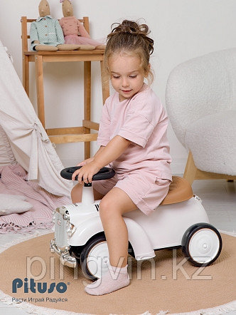 PITUSO Каталка Ретро White/Молочный,EVA колеса,57*26*34, фото 1