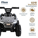 PITUSO Электроквадроцикл 021B 6V/4,5Ah,20W*1, 68*43*50см,Grey/Серый, фото 6