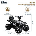 PITUSO Электроквадроцикл 491B 6V/4,5Ah,20W*1, 67*43*50см,Grey+White/Серо-белый, фото 3