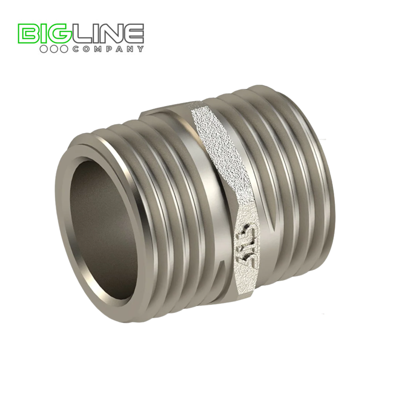 Ниппель латунь никель Ду 1 н.р РТП (10/150)