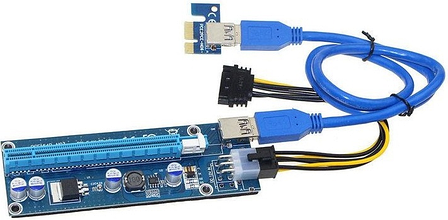 Переходник PCI-E - PCI-E 0.6 м Riser v006c, фото 2