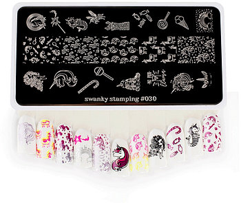 Пластина Swanky Stamping #030