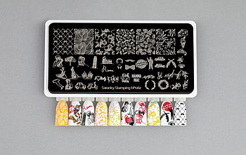 Пластина Swanky Stamping #082
