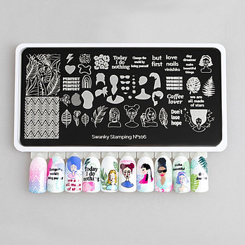 Пластина Swanky Stamping #106
