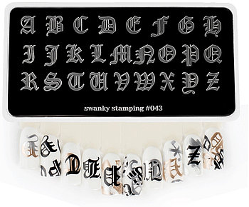Пластина Swanky Stamping #043