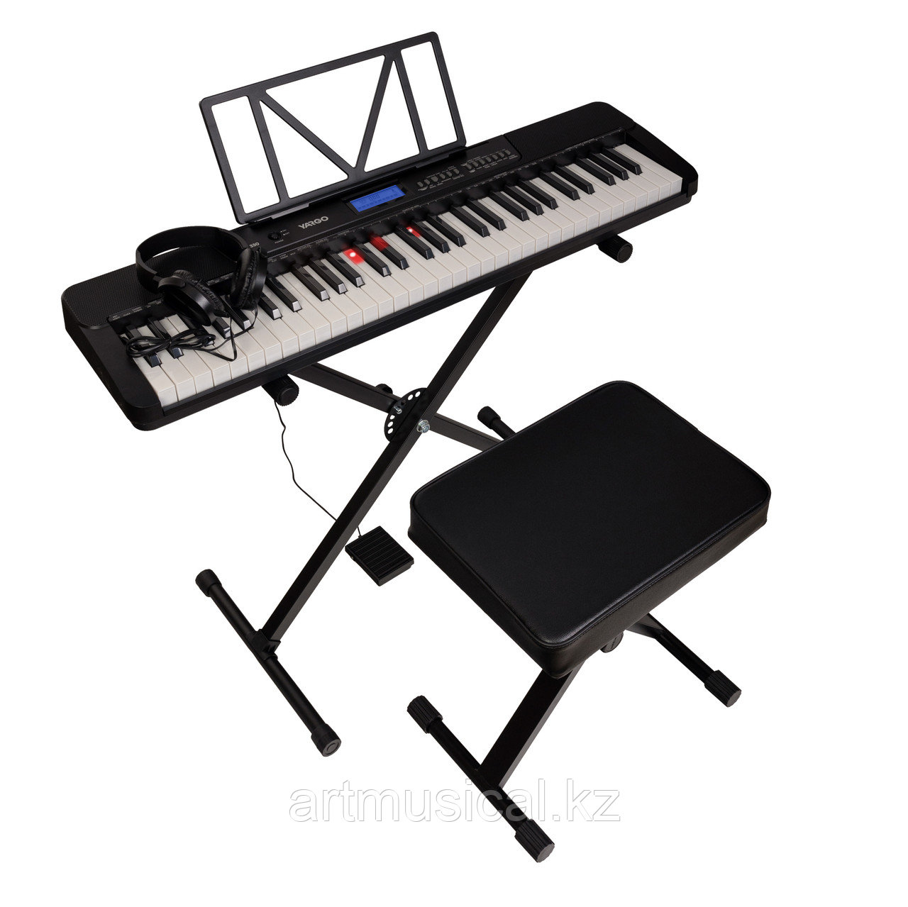 YARGO KEY 330L PACK синтезатор c подсветкой клавиатуры, фото 1