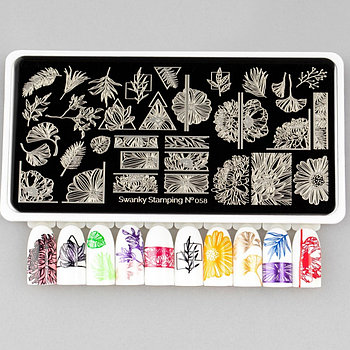 Пластина Swanky Stamping #058