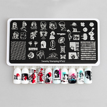 Пластина Swanky Stamping #107
