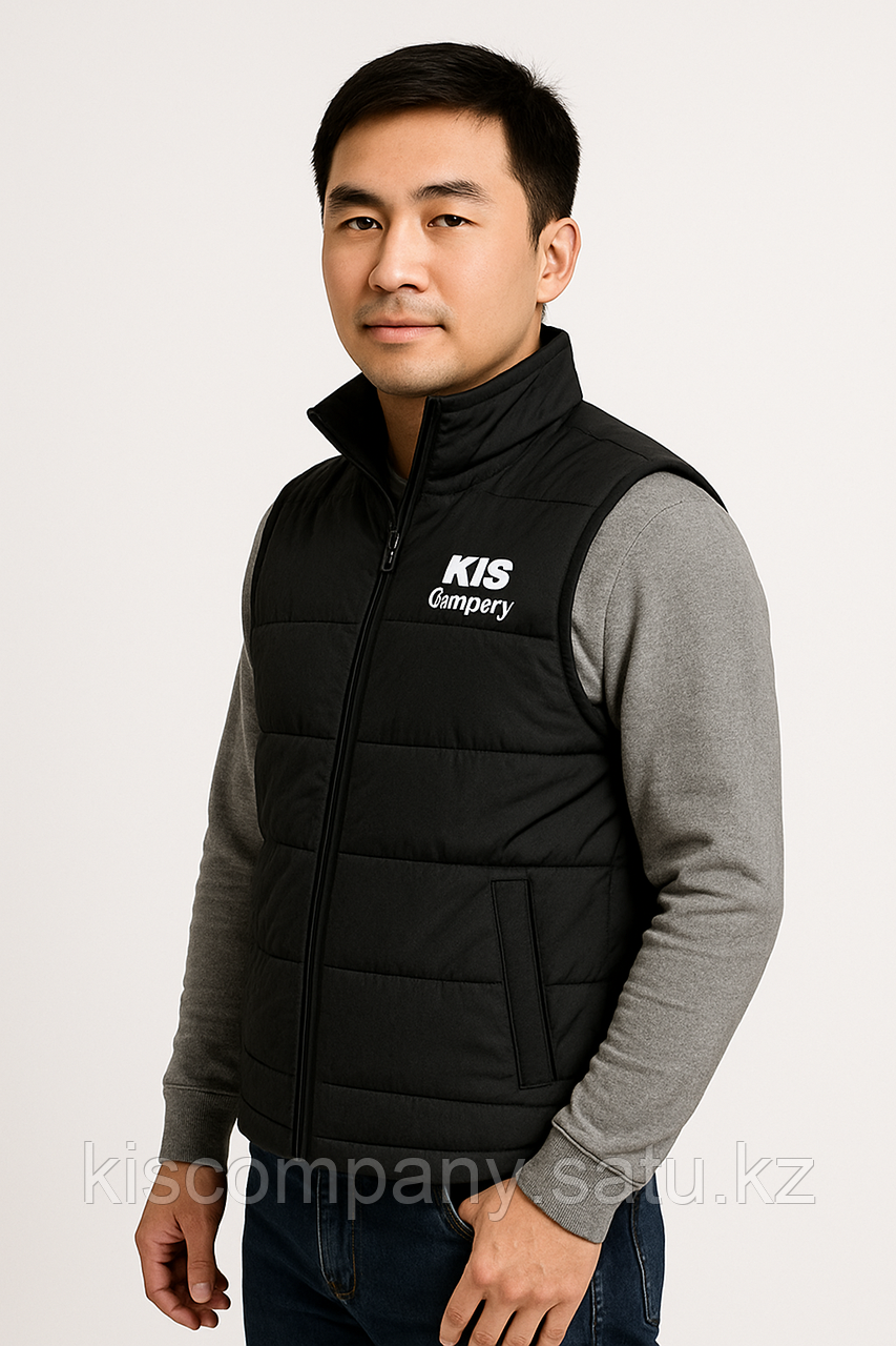 Безрукавки утеплённые с логотипом - фото 1 - id-p127603993