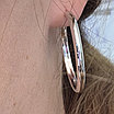 Серьги конго серебро 925пр 3,71г, размер 3, фото 2