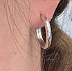 Серьги конго серебро 925пр 2,13г, размер 1,5, фото 2