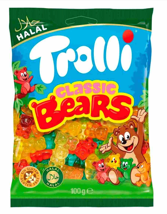 Жев. мармелад Trolli Classic Bears Мишки 100 гр.