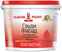Краска Gaudi Paint водно-дисперсионная Гауди Фасад 15 кг, белый цвет