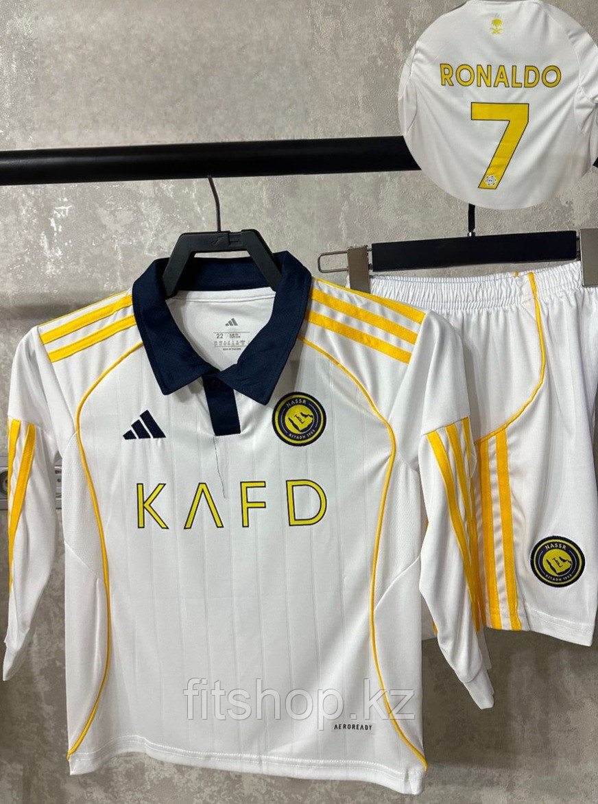 Клубная футбольная форма детская Аль-Наср Ronaldo 7, 2025-2026