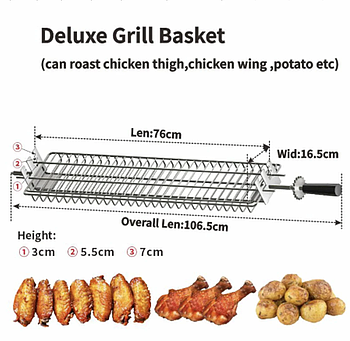 Вертел корзина. KJL-K