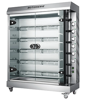 Гриль для кур на 6 вертела KJL-6E