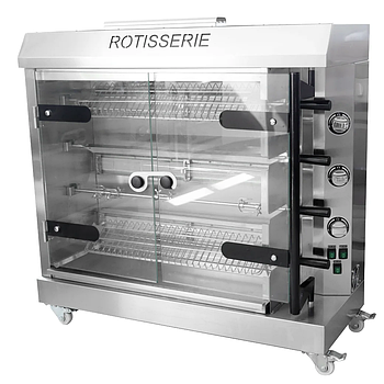 Гриль для кур на 4 вертела. Газовый KJL-4G