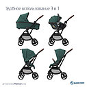 Maxi-Cosi Коляска детская прогулочная Leona Essential Green зеленый, большие колеса, фото 4