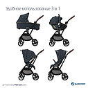Maxi-Cosi Коляска детская прогулочная Leona Essential Graphite/серый, большие колеса, фото 2