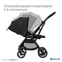 Maxi-Cosi Коляска детская прогулочная Leona Essential Graphite/серый, большие колеса, фото 4