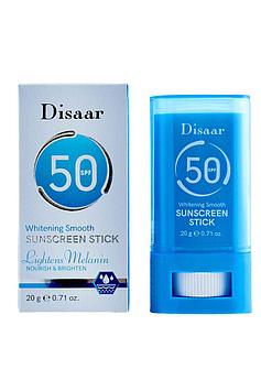 Disaar WHITENING SMOOTH SUNSCREEN STICK SPF50 - Солнцезащитный крем-стик для лица 20 гр