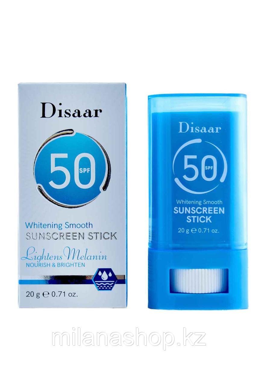 Disaar WHITENING SMOOTH SUNSCREEN STICK SPF50 - Солнцезащитный крем-стик для лица 20 гр, фото 1