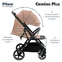PITUSO Коляска детская CAMINO+(прогулочная),Black/чехол на ножки, фото 6