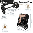 PITUSO Коляска детская CAMINO+(прогулочная),Black/чехол на ножки, фото 8