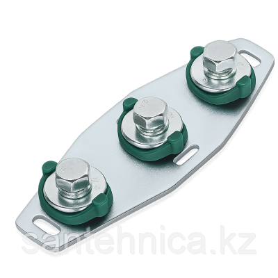 Х-образный соединитель профиля, 3 монтажные гайки (4/48), фото 1