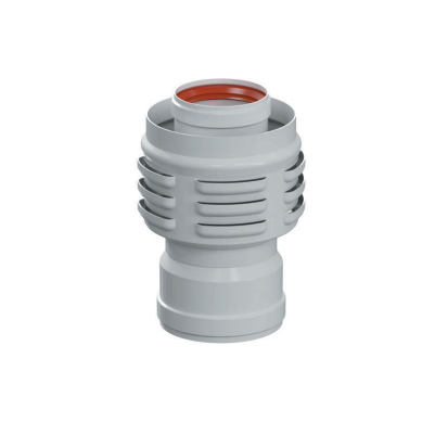 Адаптер-переход алюминиевый с 60/100 на 80 (папа/папа-мама) A80-60100M/MF