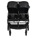 PITUSO Коляска детская DUOCITY для двойни (прогулочная),Black/Черный/PU, фото 5