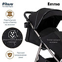 PITUSO Коляска детская EMMA (прогулочная),Black/Черный/PU, фото 9