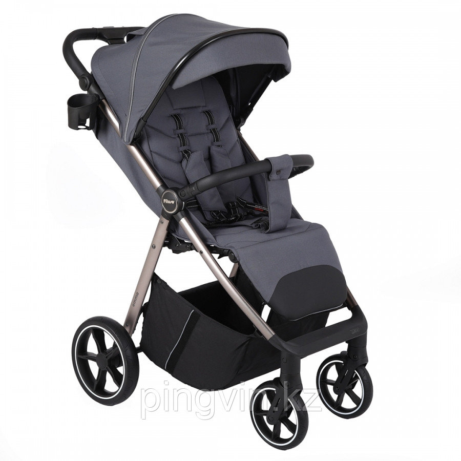 PITUSO Коляска детская EMMA (прогулочная),Graphite/Графит/PU, фото 1