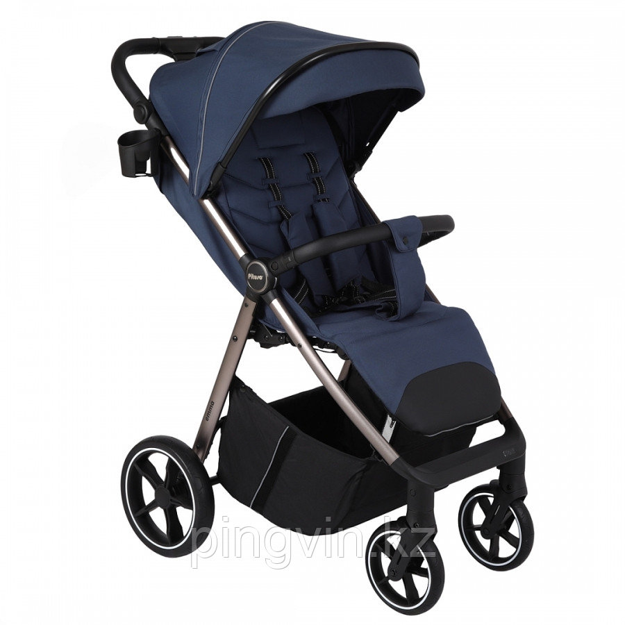 PITUSO Коляска детская EMMA (прогулочная),Navy Blue/Темно-Синий/PU, фото 1