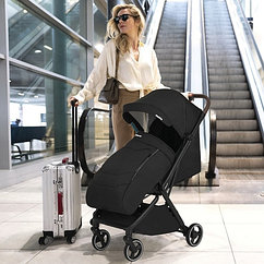 PITUSO коляска детская MATRIX (прогулочная)Black/чехол на ножки/PU