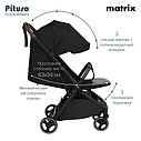 PITUSO коляска детская MATRIX (прогулочная)Black/чехол на ножки/PU, фото 3