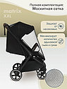PITUSO коляска детская MATRIX (прогулочная)Black/чехол на ножки/PU, большие колеса, фото 4