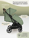 PITUSO коляска детская MATRIX (прогулочная)Emerald mood/чехол на ножки/PU, большие колеса, фото 2