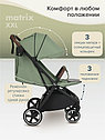 PITUSO коляска детская MATRIX (прогулочная)Emerald mood/чехол на ножки/PU, большие колеса, фото 5