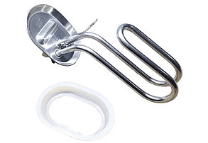 ТЭН для водонагревателя Ariston 10л 1500W 220V, L160мм, E-RNSA B PA, нержавейка, Ø65/90мм, с овальным фланцем