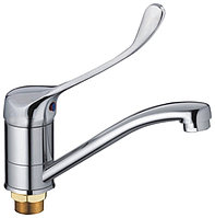 Смеситель для кухни с хирургической ручкой Haiba HB4554-2 хром