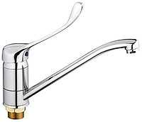 Смеситель для кухни с хирургической ручкой Haiba HB4954 хром