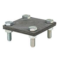 Зажим полоса 40- полоса 40 (3 пластины 70х70 мм) HZ EKF PROxima